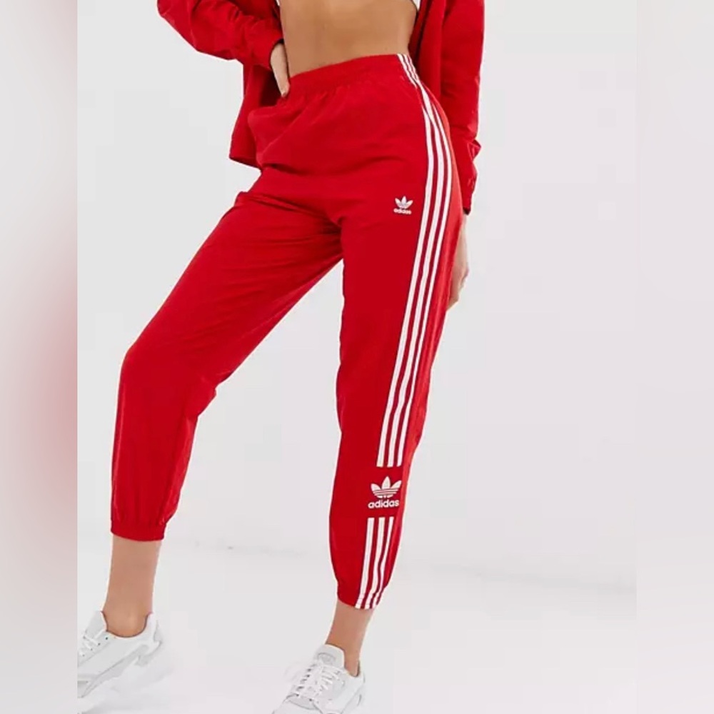 adidas Originals adicolor locked up logo track pants